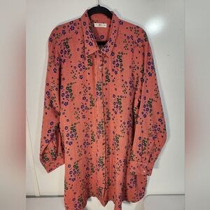 Natural LIFE FLORAL DRESS, Size XXL